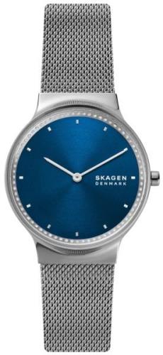 Skagen Naisten kello SKW3028 Freja Sininen/Teräs Ø34 mm