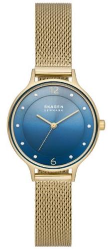 Skagen Naisten kello SKW3058 Anita Lille Sininen/Kullansävytetty