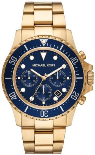 Michael Kors Miesten kello MK8978 Everest Sininen/Kullanvärinen