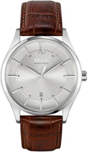 Hugo Boss Miesten kello 1513795 Hopea/Nahka Ø42 mm