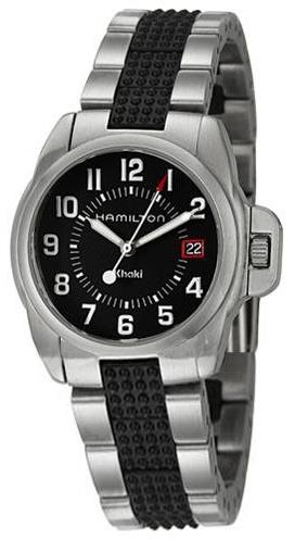 Hamilton Naisten kello H61311133 Khaki Musta/Teräs Ø34 mm