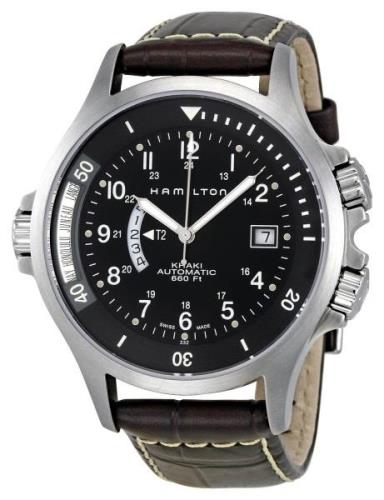 Hamilton Miesten kello H77615833 X-Wind Musta/Nahka Ø42 mm