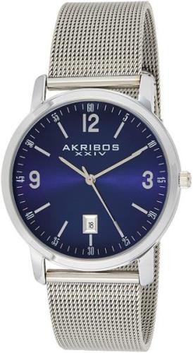 Akribos XXIV Miesten kello AK858BU Sininen/Teräs Ø42 mm