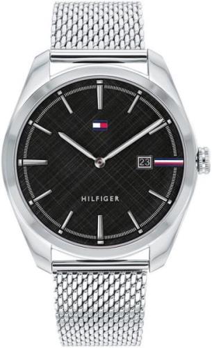 Tommy Hilfiger Miesten kello 1710425 Musta/Teräs Ø42 mm