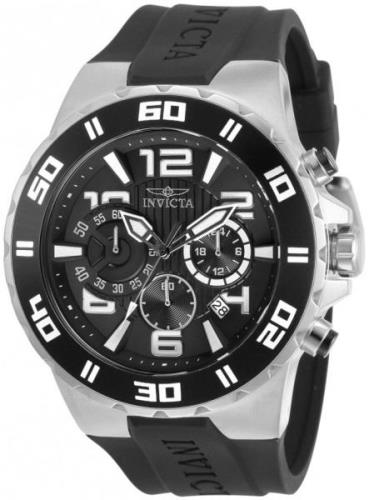 Invicta Miesten kello 30936 Musta/Kumi Ø48 mm