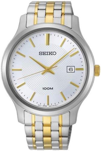 Seiko Miesten kello SUR295P1 Valkoinen/Kullansävytetty teräs Ø40 mm