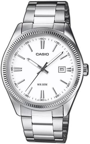 Casio Miesten kello MTP-1302PD-7A1 Valkoinen/Teräs Ø38 mm