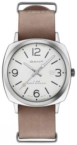 Gant Miesten kello GT038003 Valkoinen/Teräs