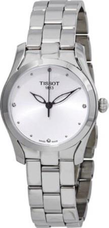 Tissot Naisten kello T112.210.11.036.00 T-Wave Hopea/Teräs Ø30 mm