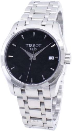 Tissot Naisten kello T035.210.11.051.01 Couturier Musta/Teräs Ø32 mm