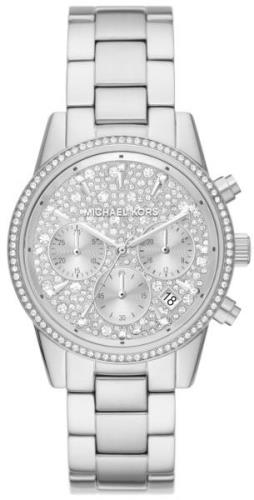 Michael Kors Naisten kello MK7301 Ritz Hopea/Teräs Ø37 mm