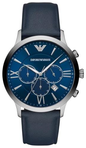 Emporio Armani Miesten kello AR11226 Giovanni Sininen/Nahka Ø43 mm