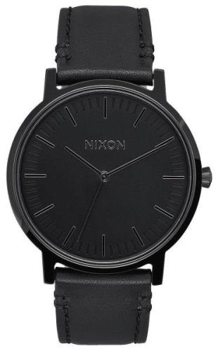 Nixon Miesten kello A1058001-00 Musta/Nahka Ø40 mm