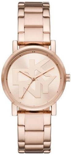 DKNY Naisten kello NY2958 Soho Punakultaa/Punakultasävyinen Ø34 mm