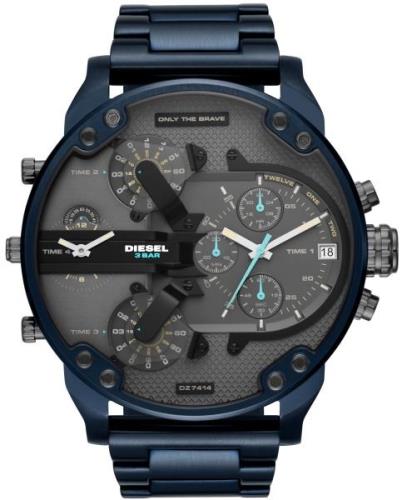 Diesel Miesten kello DZ7414 Mr. Daddy 2.0 Harmaa/Teräs Ø57 mm