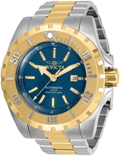 Invicta Miesten kello 30502 Pro Diver Sininen/Kullansävytetty teräs