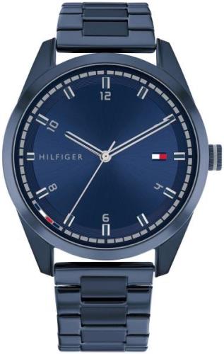 Tommy Hilfiger Miesten kello 1710456 Sininen/Teräs Ø43 mm