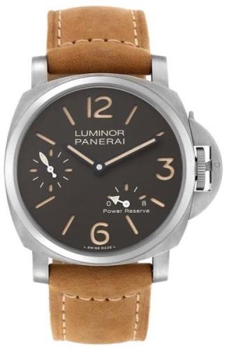 Panerai Miesten kello PAM00797 Luminor Ruskea/Nahka Ø44 mm