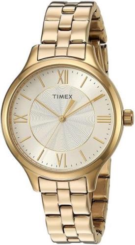 Timex Naisten kello TW2R28100 Kullattu/Kullansävytetty teräs Ø36 mm