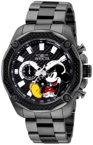 Invicta Miesten kello 27360 Disney Musta/Teräs Ø48 mm