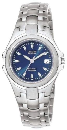 Citizen Naisten kello EW0650-51L Titanium Sininen/Titaani Ø30 mm