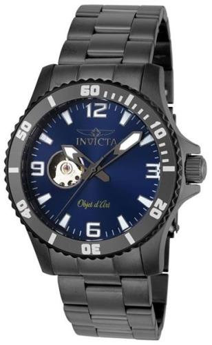 Invicta Miesten kello 22626 Sininen/Teräs Ø43 mm