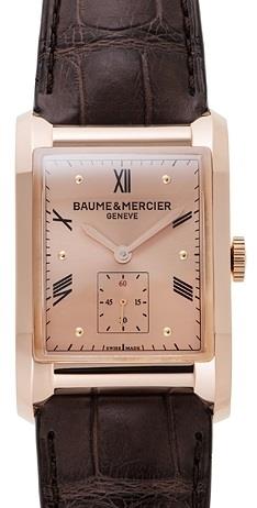 Baume & Mercier Miesten kello MOA10033 HAMPTON Punakultaa/Nahka