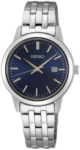 Seiko Naisten kello SUR407P1 Discover More Sininen/Teräs Ø30 mm