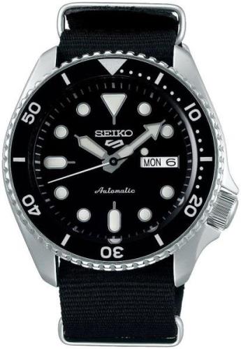 Seiko Miesten kello SRPD55K3 Musta/Tekstiili Ø43 mm