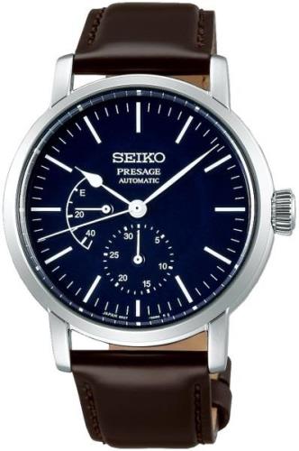 Seiko Miesten kello SPB163J1 Presage Sininen/Nahka Ø39.9 mm