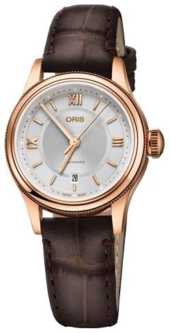 Oris Naisten kello 01 561 7718 4871-07 6 14 32 Culture Hopea/Nahka