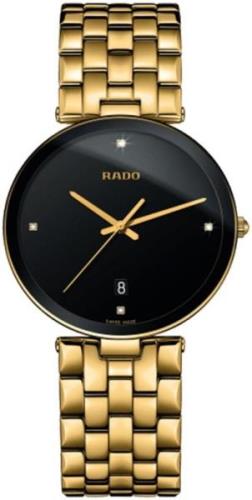 Rado Miesten kello R48867714 Florence Musta/Kullansävytetty teräs