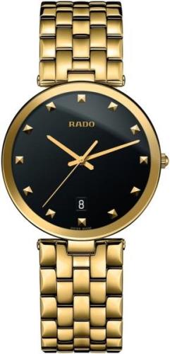 Rado Miesten kello R48868163 Florence Musta/Kullansävytetty teräs