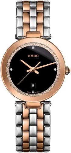 Rado Naisten kello R48873173 Florence Musta/Punakultasävyinen Ø28 mm