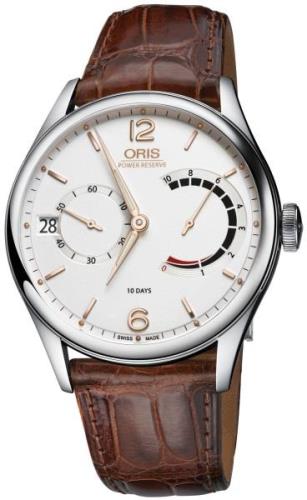 Oris Miesten kello 01 111 7700 4021-Set 1 23 83FC Culture Hopea/Nahka