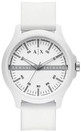 Armani Exchange Miesten kello AX2424 Hampton Valkoinen/Kumi Ø46 mm