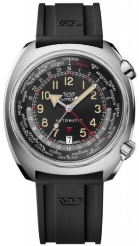 Glycine Miesten kello GL0312 Airman SST Musta/Kumi Ø43 mm