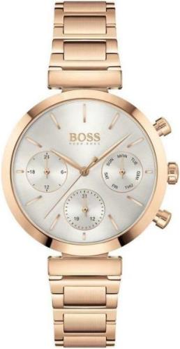 Hugo Boss Naisten kello 1502531 Hopea/Punakultasävyinen Ø36 mm