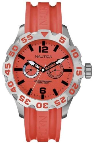 Nautica Miesten kello A16602G BFD 100 Oranssi/Muovi Ø40 mm