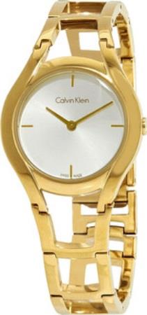 Calvin Klein Naisten kello K6R23526 Classic Hopea/Kullansävytetty