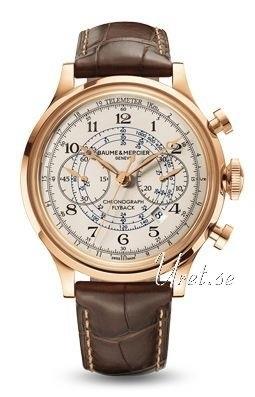 Baume & Mercier Miesten kello MOA10007 Capeland Hopea/Nahka Ø44