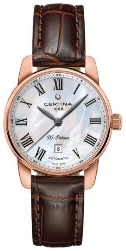 Certina Naisten kello C001.007.36.113.00 DS Podium Hopea/Nahka Ø29 mm