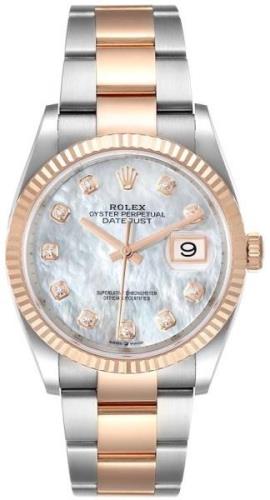 Rolex Naisten kello 126231-0022 Datejust 36 Valkoinen/18K punakultaa