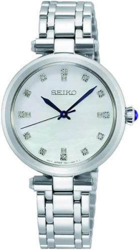 Seiko Naisten kello SRZ529P1 Valkoinen/Teräs Ø30 mm