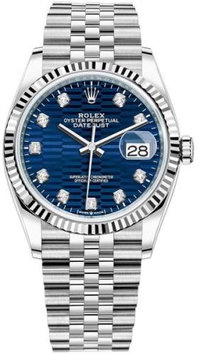 Rolex Naisten kello 126234-0057 Datejust 36 Sininen/Teräs Ø36 mm