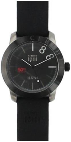 Cerruti 1881 Miesten kello CRA154SUB02BK50 Musta/Kumi Ø44.5 mm