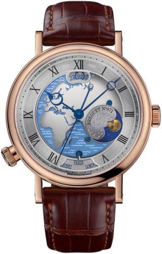 Breguet Miesten kello 5717BR-EU-9ZU Classique Hopea/Nahka Ø44 mm