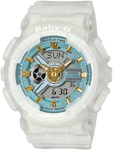 Casio Naisten kello BA-110SC-7AER Baby-G Sininen/Muovi Ø43.4 mm