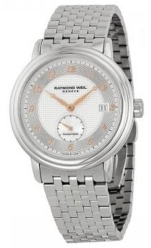 Raymond Weil Miesten kello 2838-S5-05658 Raymond Maestro Hopea/Teräs