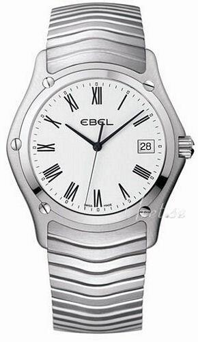 Ebel Miesten kello 1215438 Classic Gent Valkoinen/Teräs Ø37.3 mm